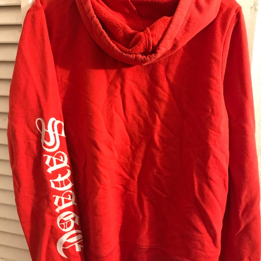 Red hoodie
